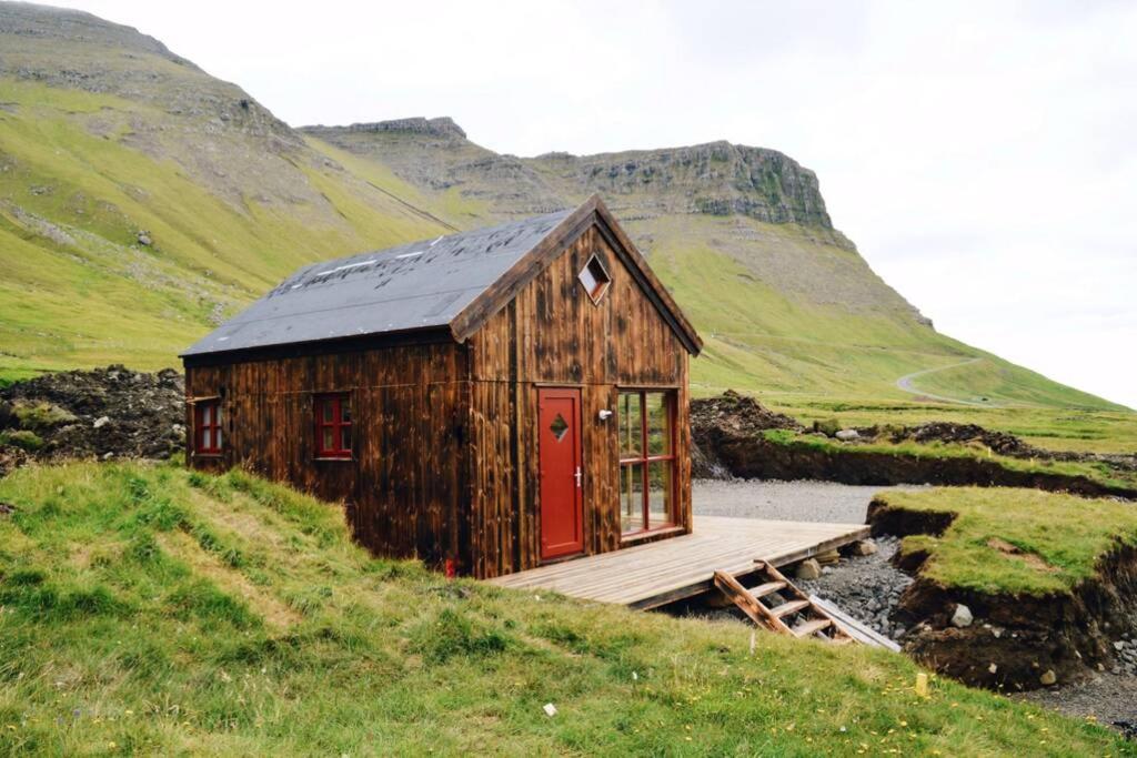 Mulafossur Cottage No 3 By Famous Waterfall In Gasadalur Bagian luar foto